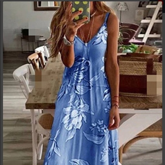 Luvyle Long Flower Dress - Picture 1 of 2